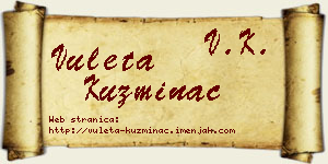 Vuleta Kuzminac vizit kartica